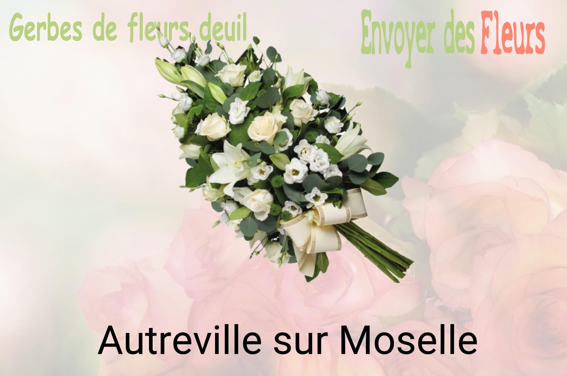 Gerbe de fleurs de deuil livrée à Autreville-sur-Moselle